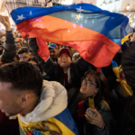 Rally In Madrid In Support Of Venezuela And Celebration For The Capture Of Nicolas Maduro